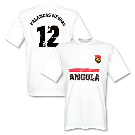 Angola Away T-Shirt Weiß