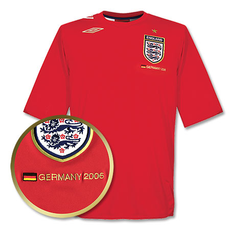 England Away 2006 - 2008 Umbro