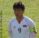 Nordkoreas Kapitän Hong Yong-Jo
